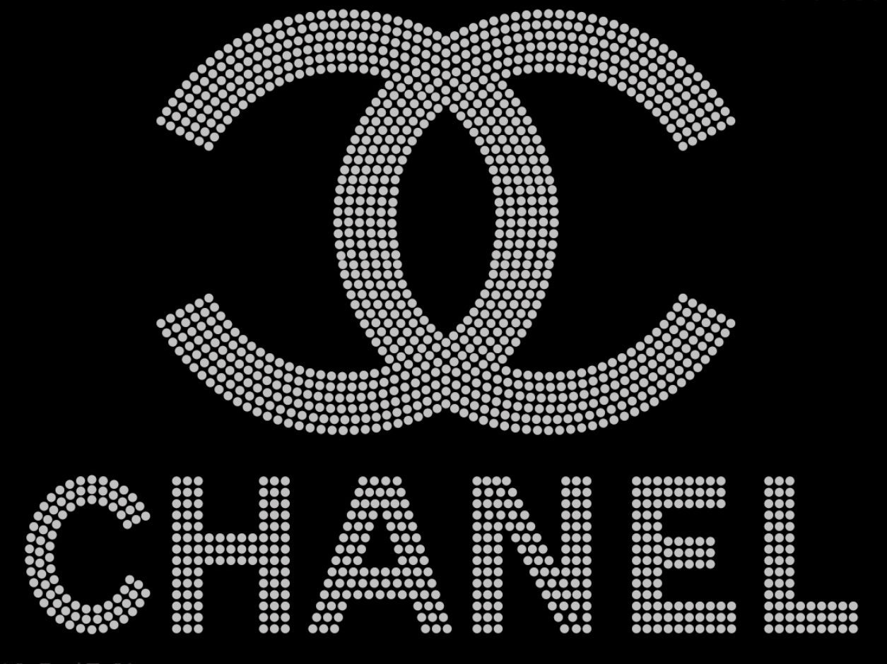 CHANEL Rhinestone T-shirt; CC; Design-C2