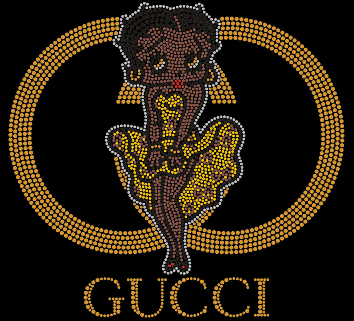GUCCI Betty Boop Rhinestone T-shirt; GG; Design-G7BBB