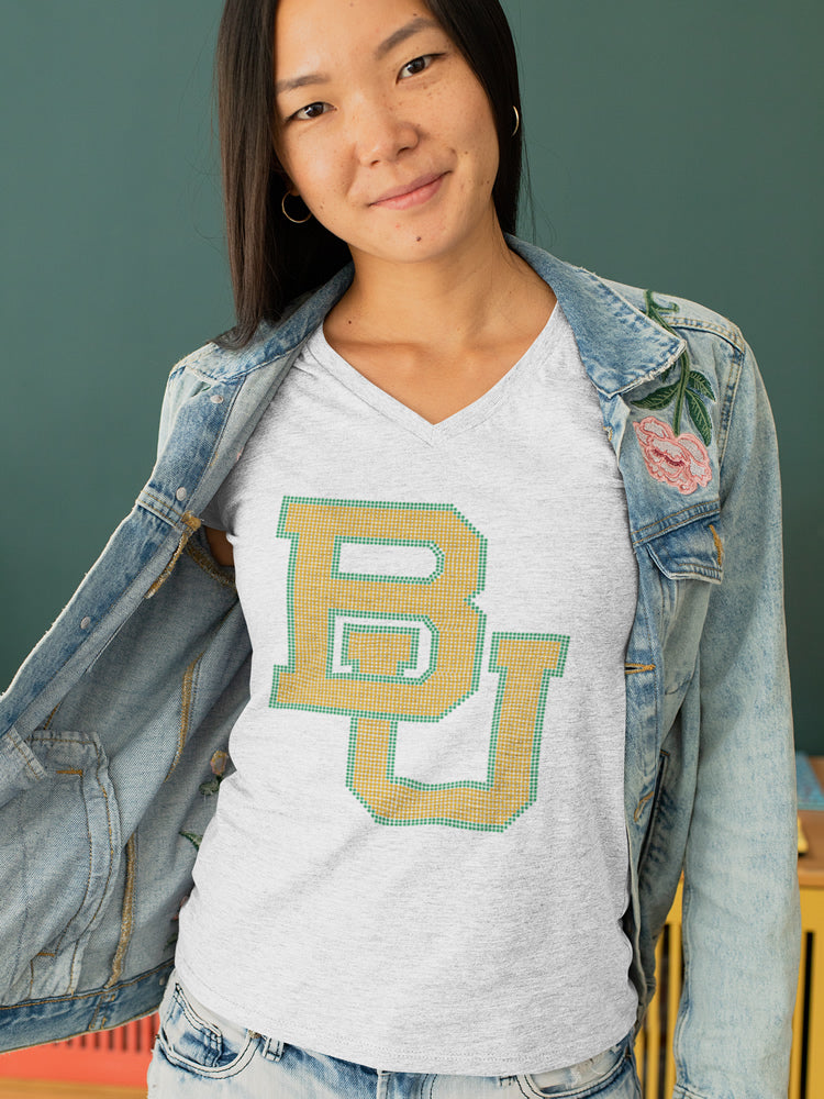 Baylor University Rhinestone T-shirt; BU, Bears, Waco; Design-BU1