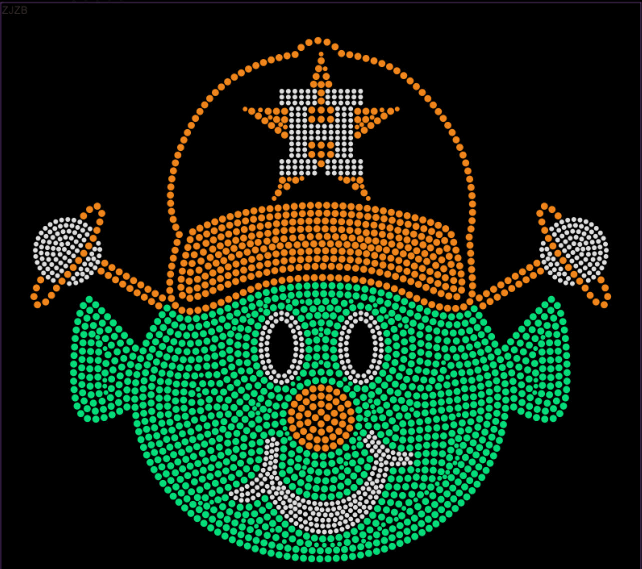 Orbit Rhinestone T-shirt; baseball, Astros, Houston, H-Town; Design-HA13