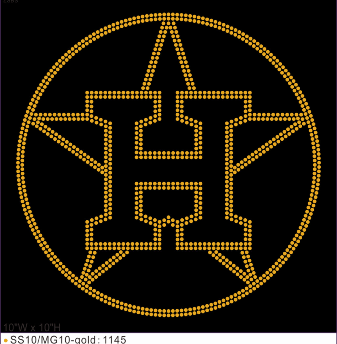 H Star Circle Rhinestone T-shirt; baseball, Astros, Houston, H-Town; Design-HA14