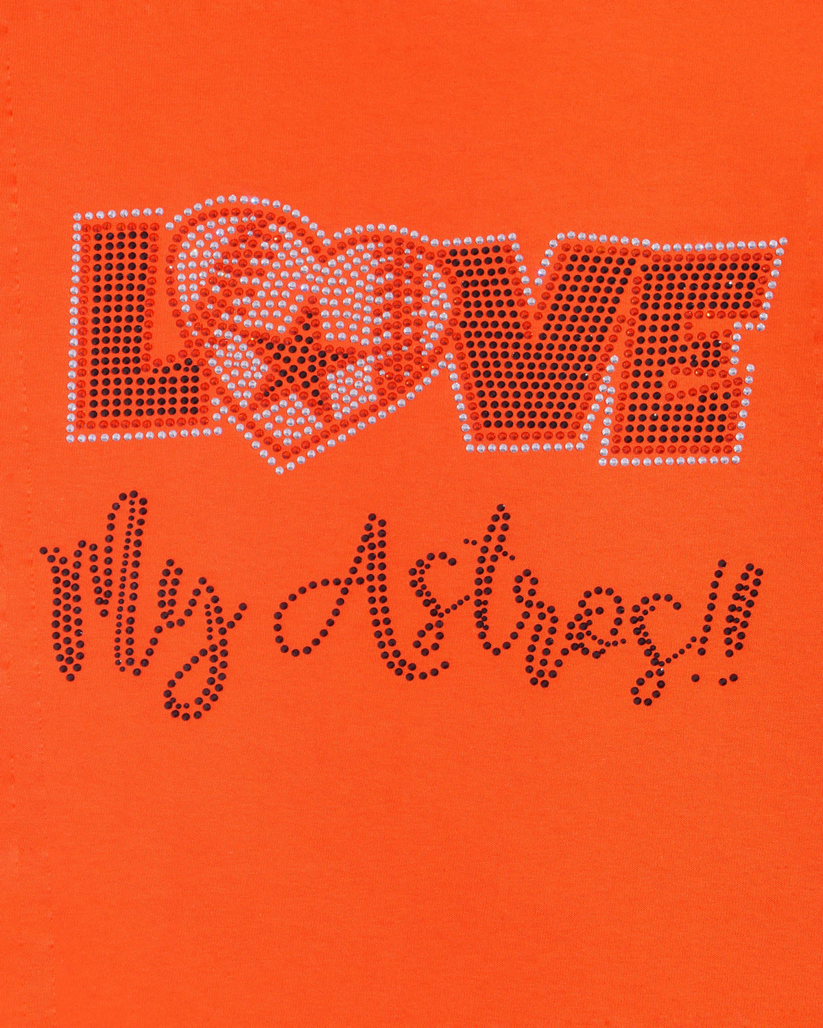 Love My Astros Baseball Rhinestone T-shirt; Houston, H-Town; Design-HA12
