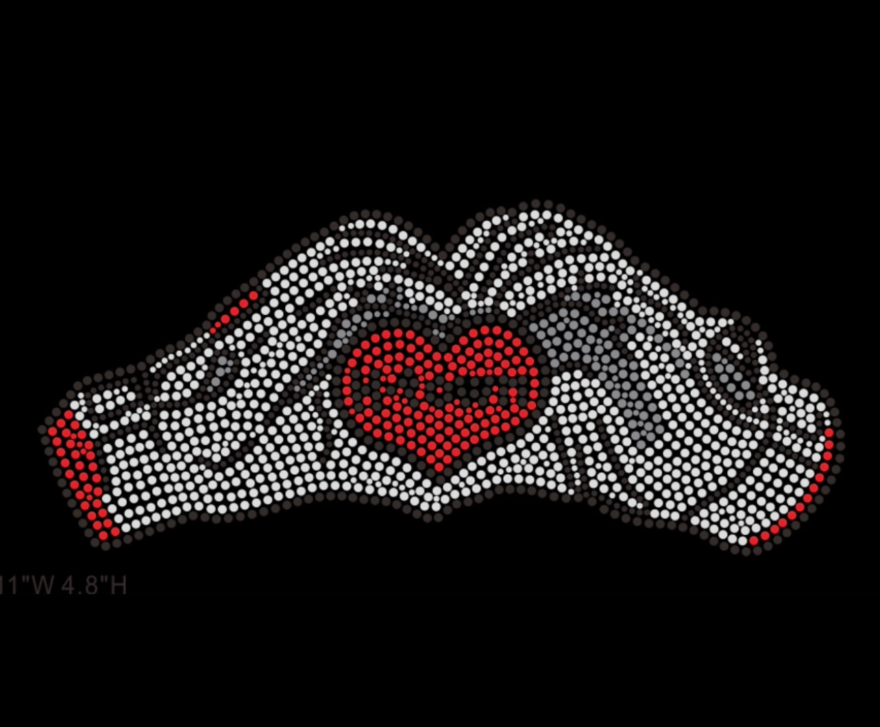 H-Town Heart Gloves Rhinestone T-shirt; Jeremy Pena; baseball, Astros, Houston; Design-HA19