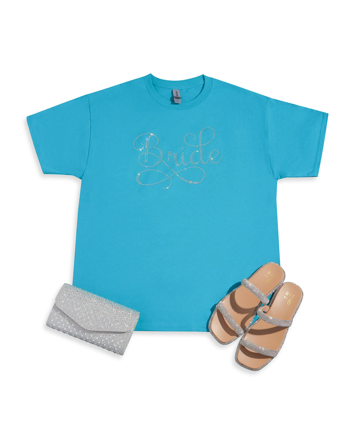 Bride Rhinestone T-shirt; wedding, marriage; Design BRIDE-1