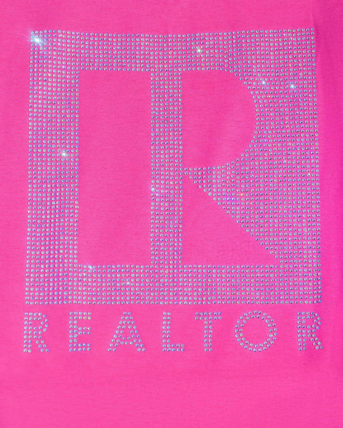REALTOR Rhinestone T-shirt; "R"; Design REALTOR-1