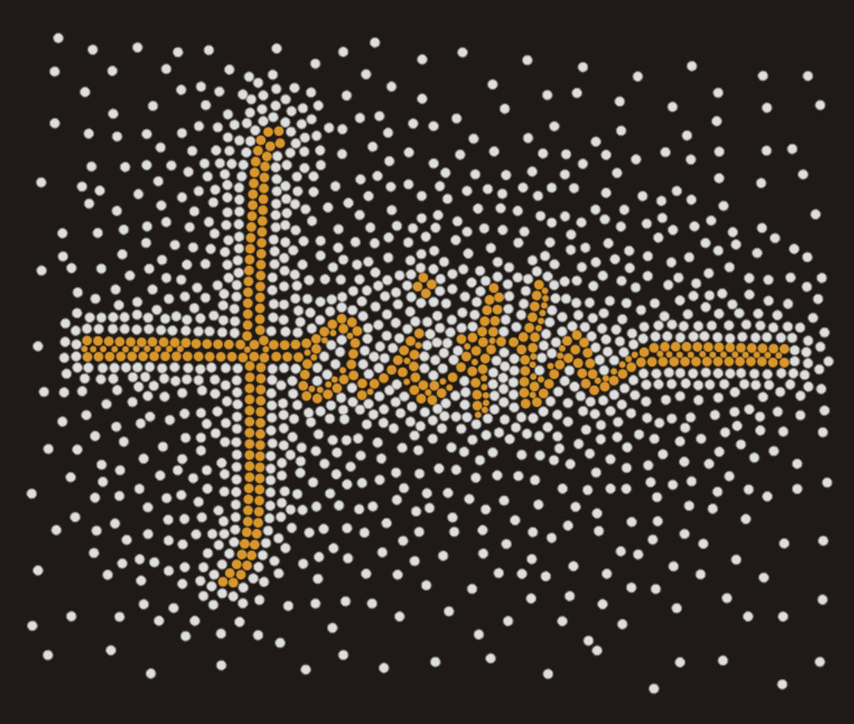 Faith Rhinestone T-shirt; religious; Design-RELG7